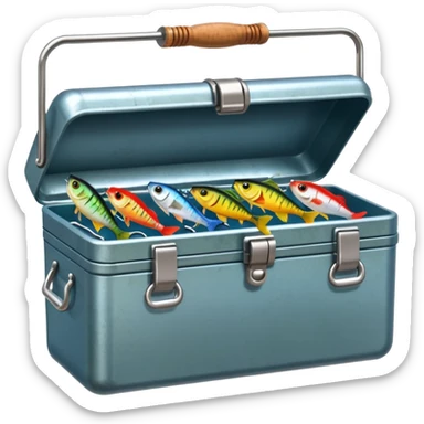 tackle box fishing sticker