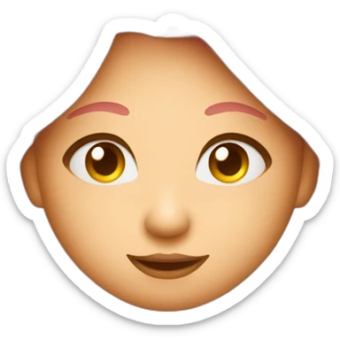 Luminous blushing face sticker