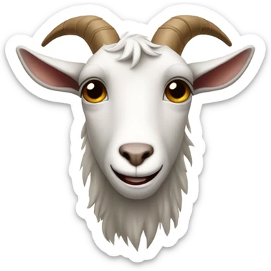 Crying goat sticker