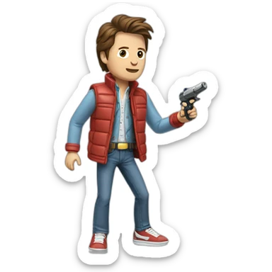 Marty-Mcfly sticker