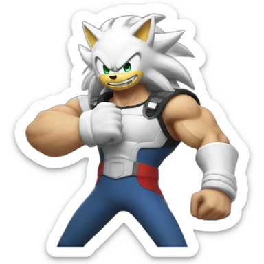 Sonicexe flexing sticker