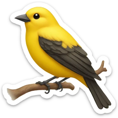 Yellow Bird  sticker