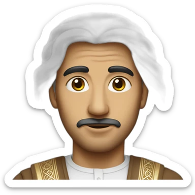 a man from saudi arabia sticker