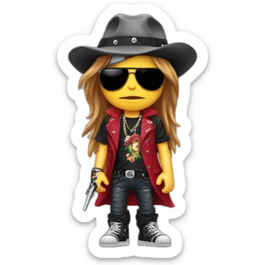 axl rose sticker