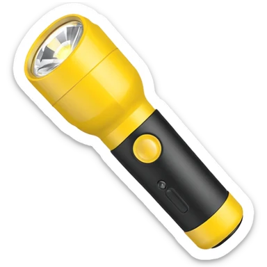 Flashlight Yellow sticker