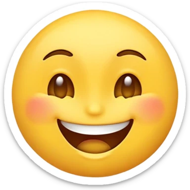 An emoji making an exaggerated winky face while smiling  sticker