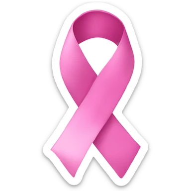 pink ribbon sticker
