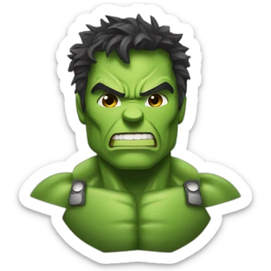 Iron Man Hulk sticker