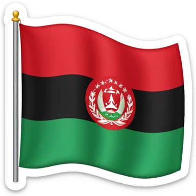 Afghanistan flag sticker