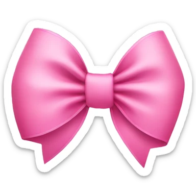 pink bow sticker