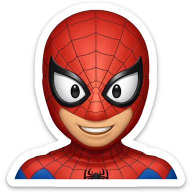 Örümcek adam sticker