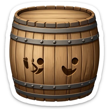 whiskey cask sticker