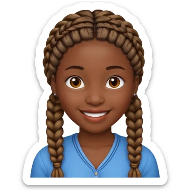 Girl congolise sticker