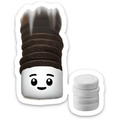 Oreo and sauna sticker