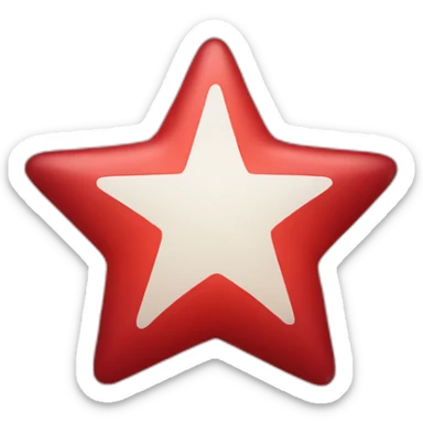 Red star PT written inside sticker