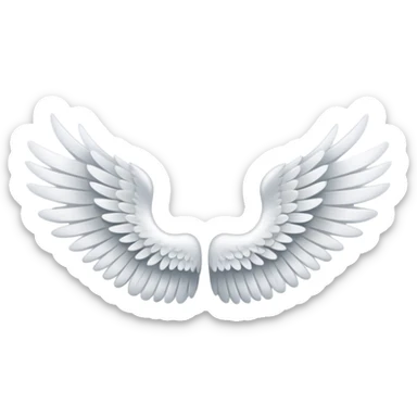 𝙻𝚎𝚏 𝚝𝚊𝚗𝚐𝚎𝚕 𝚠𝚒𝚗𝚐𝚜 sticker