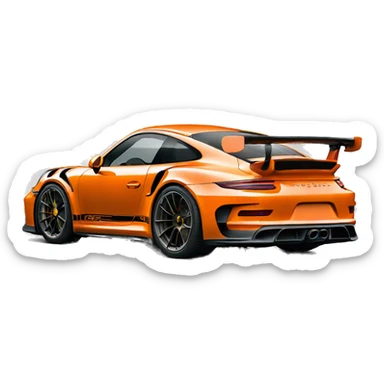 Porsche 911 gt3rs sticker
