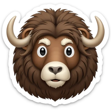 Muskox sticker