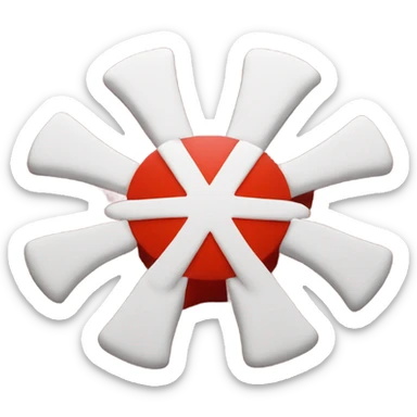 red asterisk sticker