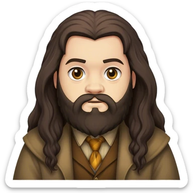 young hagrid sticker