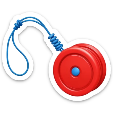 yo yo toy with string sticker