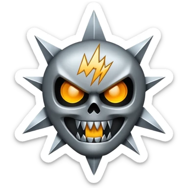 Thrash Metal logo sticker