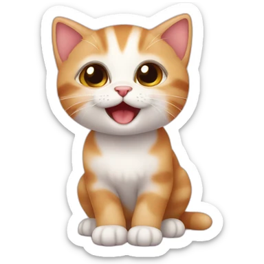 cute kitten sticker