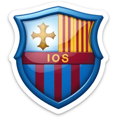 Emoji escudo barcelona sticker