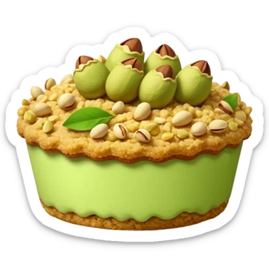 Pistachio Crumble Cakes sticker