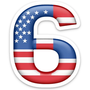 LETTER C USA  sticker