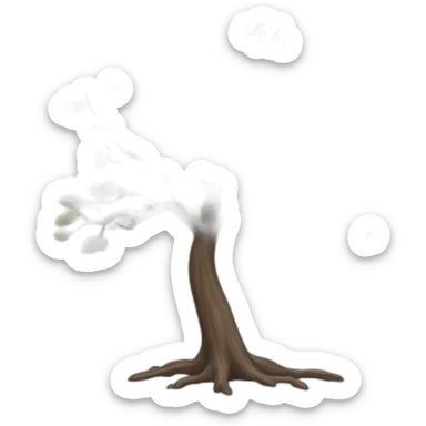 leafless tree sticker