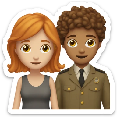 Ellie darcy alden ginger sticker