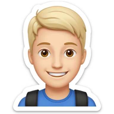 

:a happy confident student after IELTS, study abroad, UK, smile face

Style: emoji, clean, simple, white background. sticker