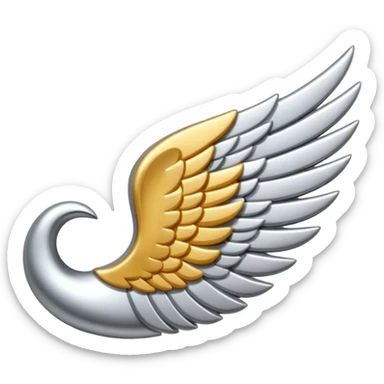 Left side wing sticker