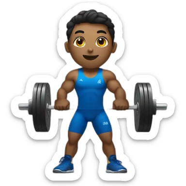 Olympic weightlifter sticker