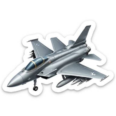 Fighter jet sticker