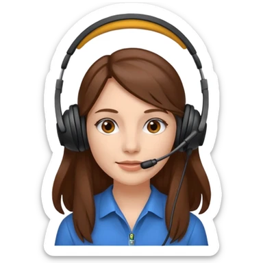 computer women sticker