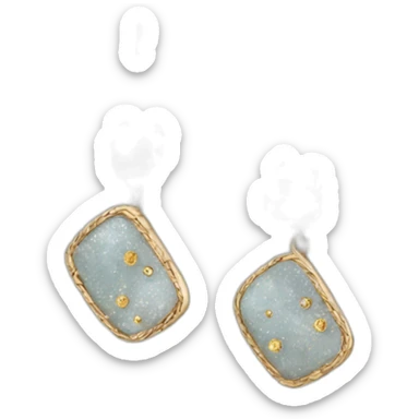 earrings with stones sticker