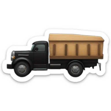 coffin truck sticker