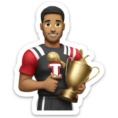 Cornhusker with trophy sticker