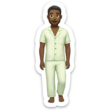 pajama outfit sticker