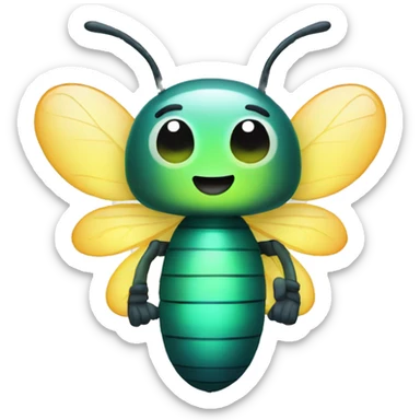 firefly with thumbs up sticker