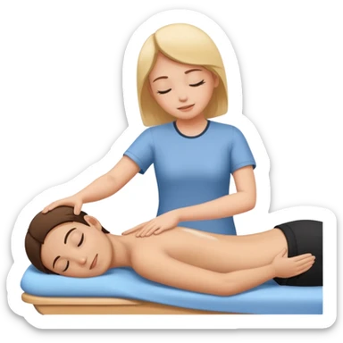 Back massage body sticker