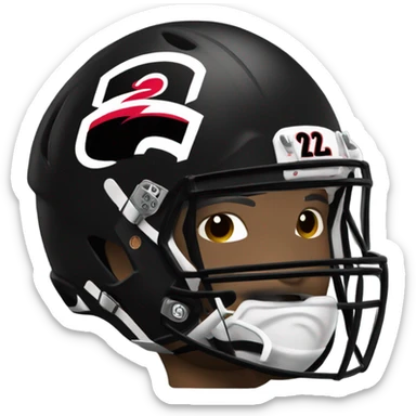 Cincinnati bearcats football player number 22 sticker