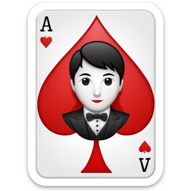 Blackjack Ace sticker