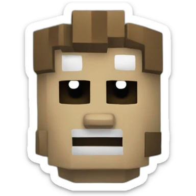 a emoji for my minecraft faction tuffgolem sticker