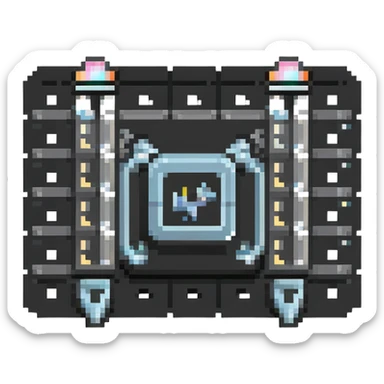 Code brackets symbol, braces, programming logo sticker