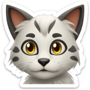furry cat kemono sticker