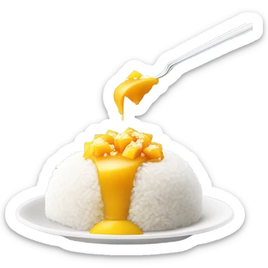 Mango sticky Rice  sticker