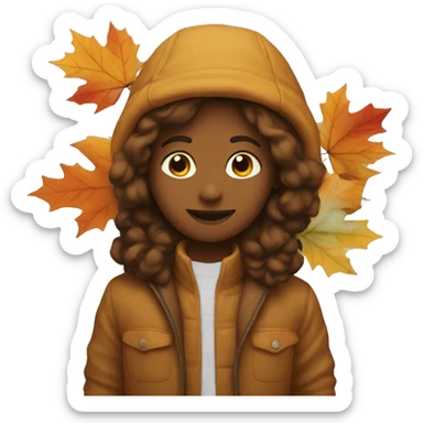 autumn sticker